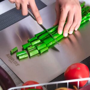 Chopping Board Stainless Steel Metal Cutting Kitchen